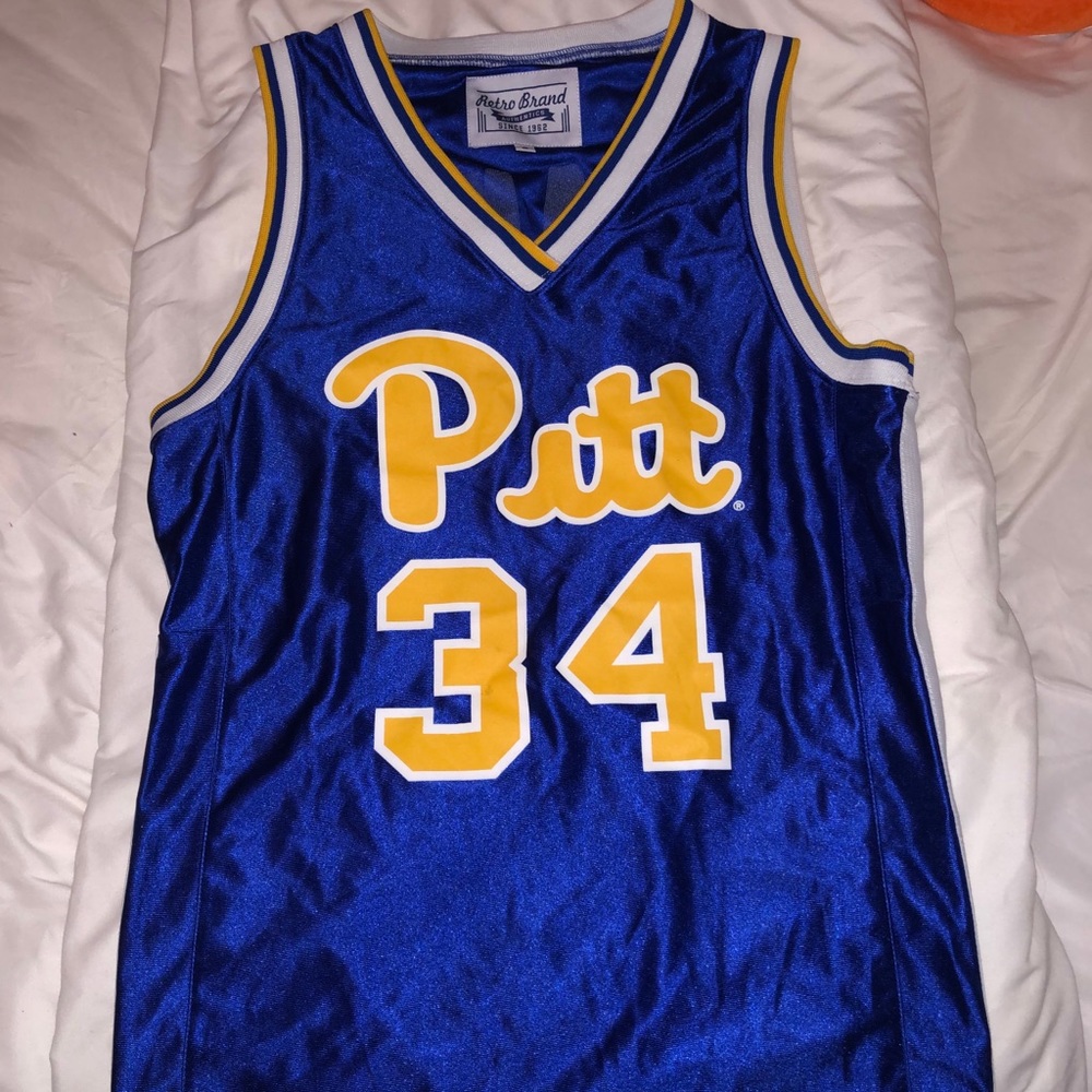 Retro Pitt Basketball Jersey